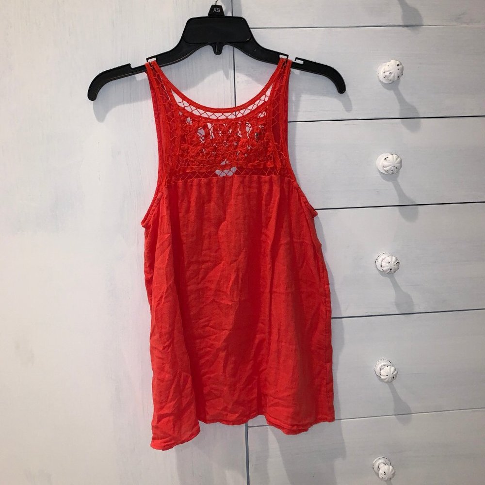 Old navy Orange High neck Tank Top